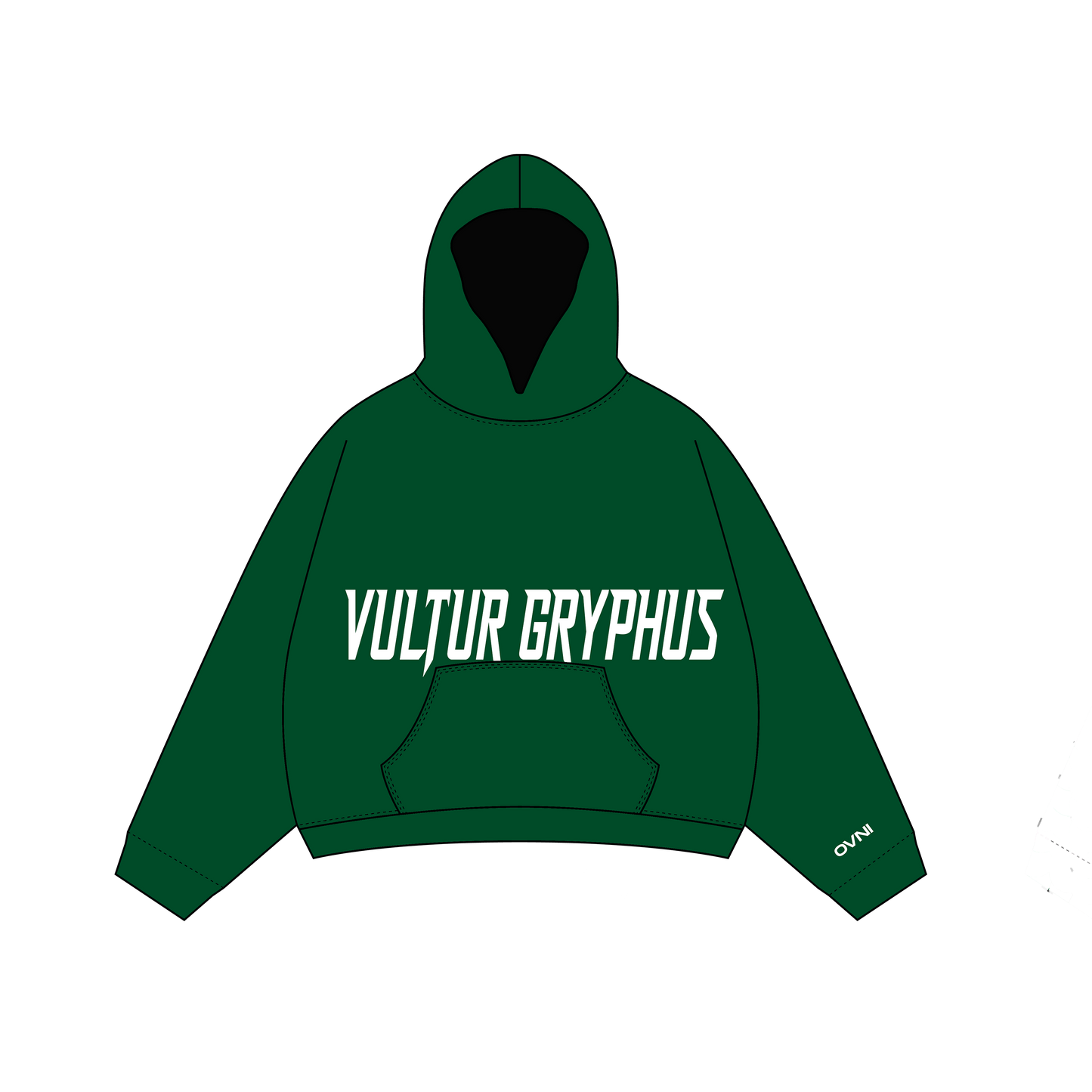 HOODIE VULTUR GRYPHUS "CONGUILLIO GREEN"
