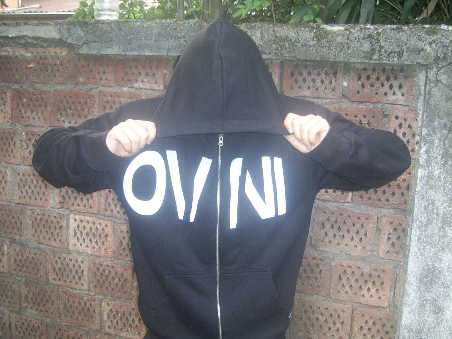 HOODIE ZIP BIG OVNI LOGO