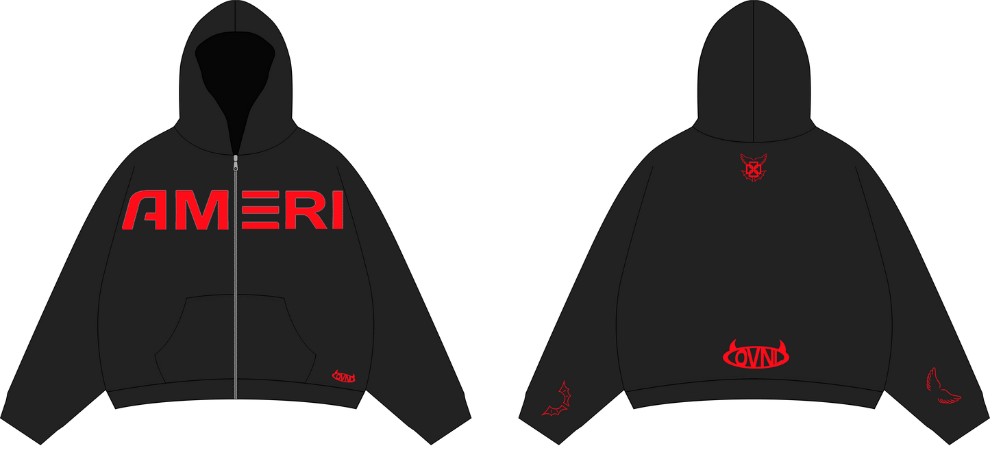 HOODIE ZIP AMERI