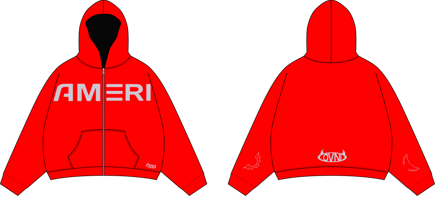 HOODIE ZIP AMERI