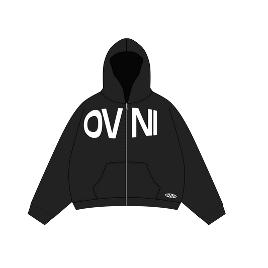 HOODIE ZIP BIG OVNI LOGO